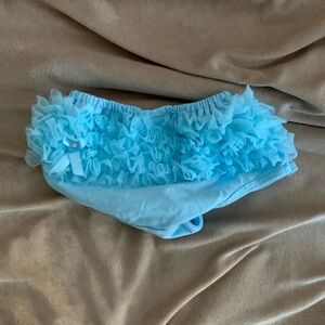 Blue Ruffled Bloomers